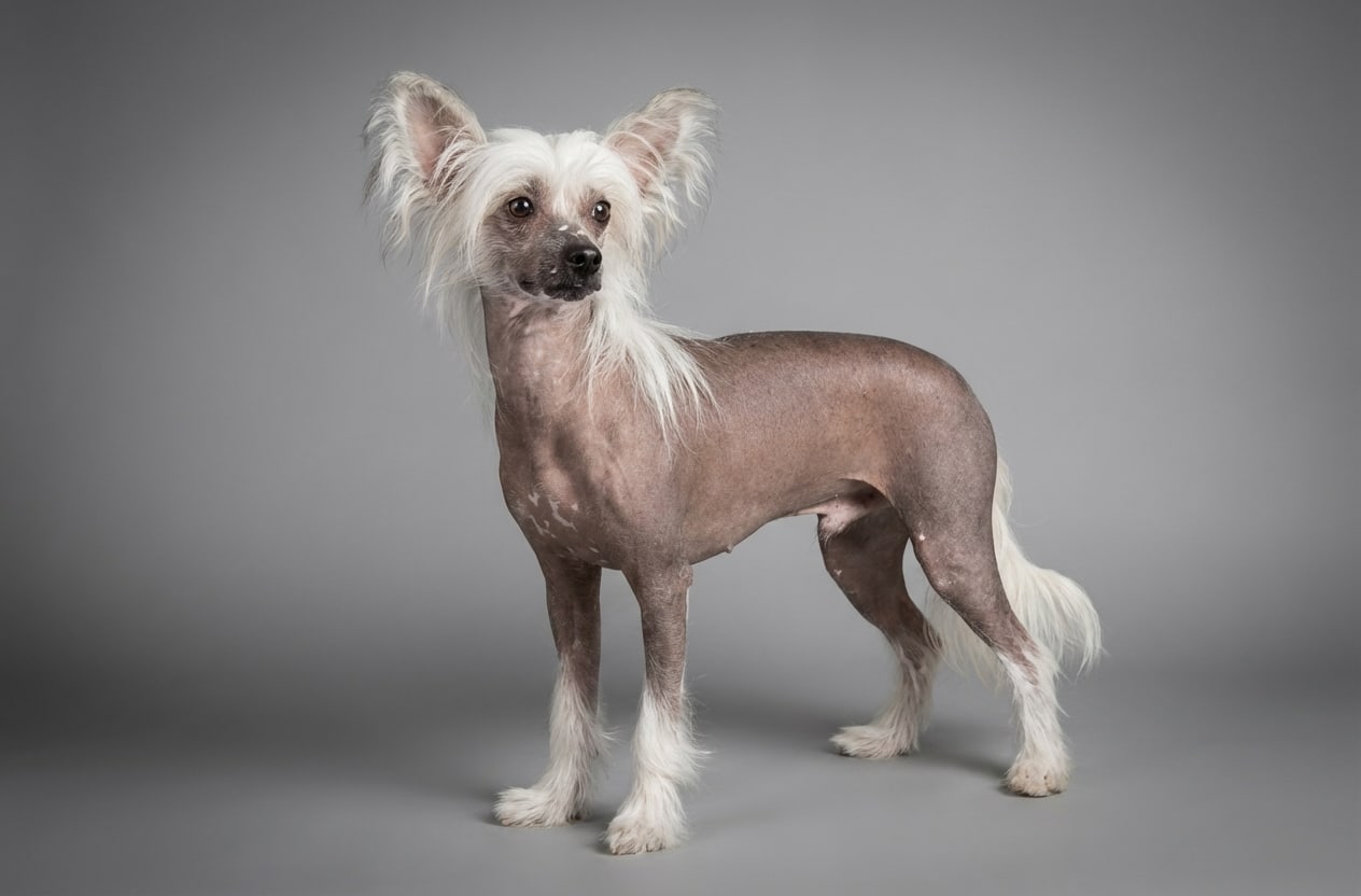 Chien Chinois à Crête