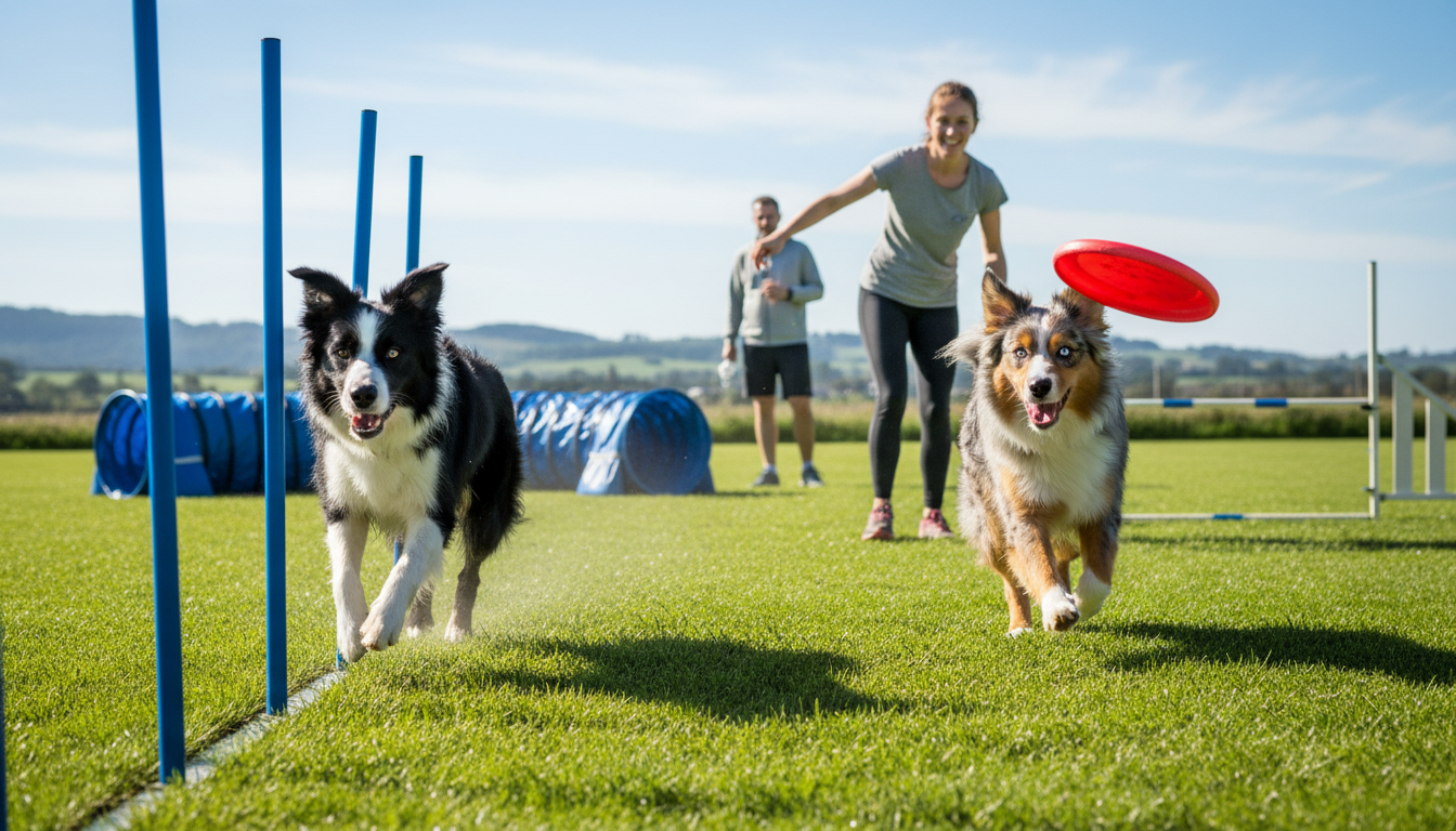 découvrez comment choisir entre un border collie et un berger australien pour pratiquer un sport canin actif, en fonction de leurs caractéristiques, tempéraments et besoins.