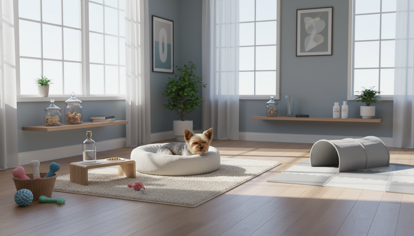 découvrez nos conseils pratiques pour aménager un grand espace adapté et sécurisant pour votre yorkshire, afin qu'il s'y sente à l'aise et heureux.