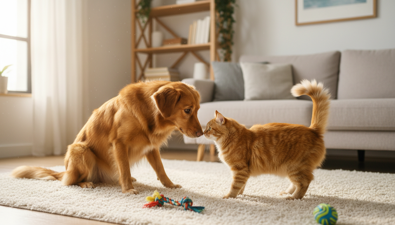 découvrez nos conseils pratiques pour réussir la première rencontre entre un chien et un chat et favoriser une cohabitation harmonieuse dès le premier jour.