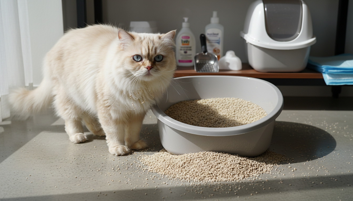 découvrez pourquoi votre chat disperse de la litière partout et apprenez des astuces efficaces pour résoudre ce problème et garder votre maison propre.