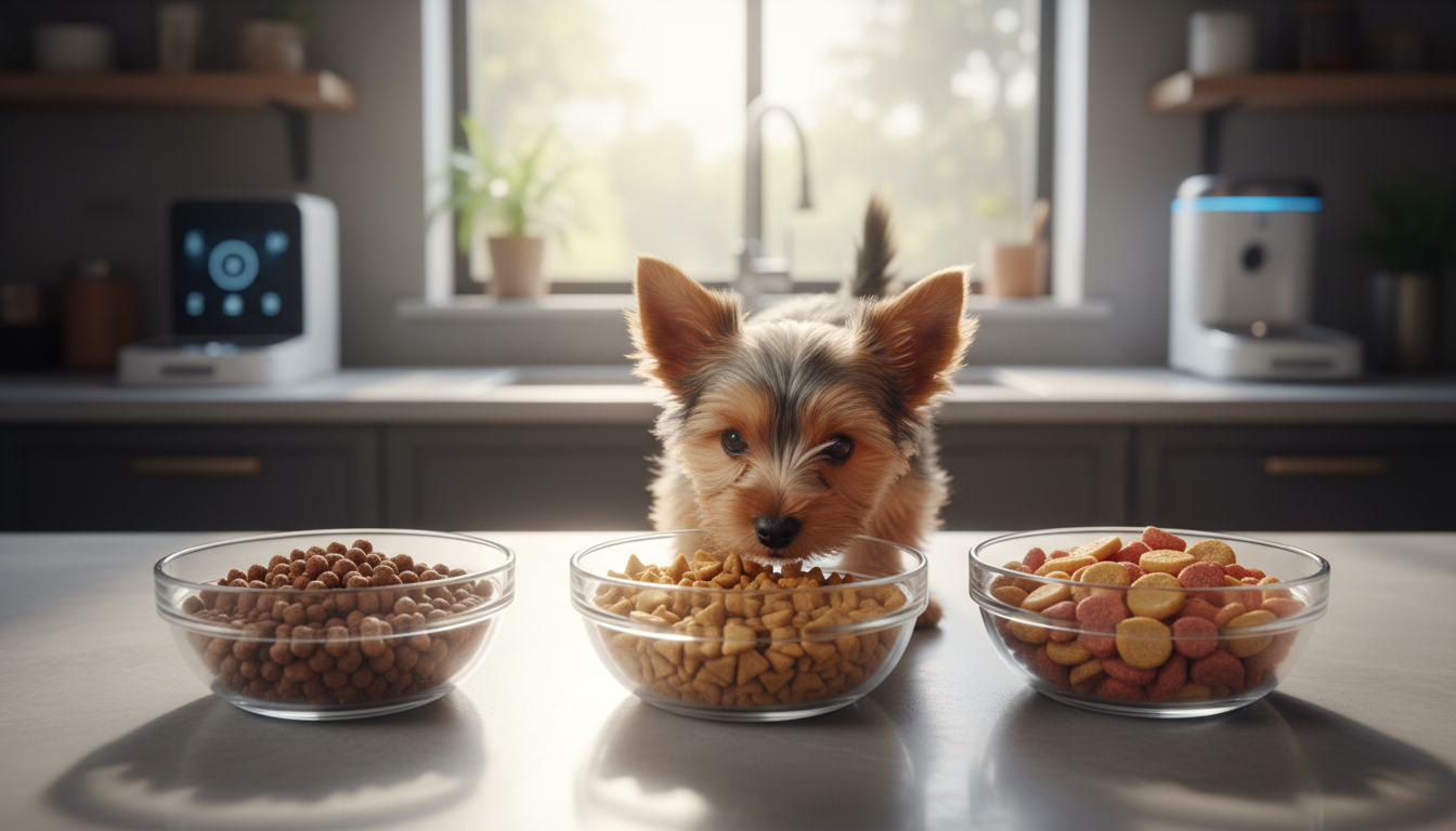 découvrez comment choisir les meilleures croquettes adaptées à votre yorkshire chiot en 2026 pour assurer sa santé et son bien-être.