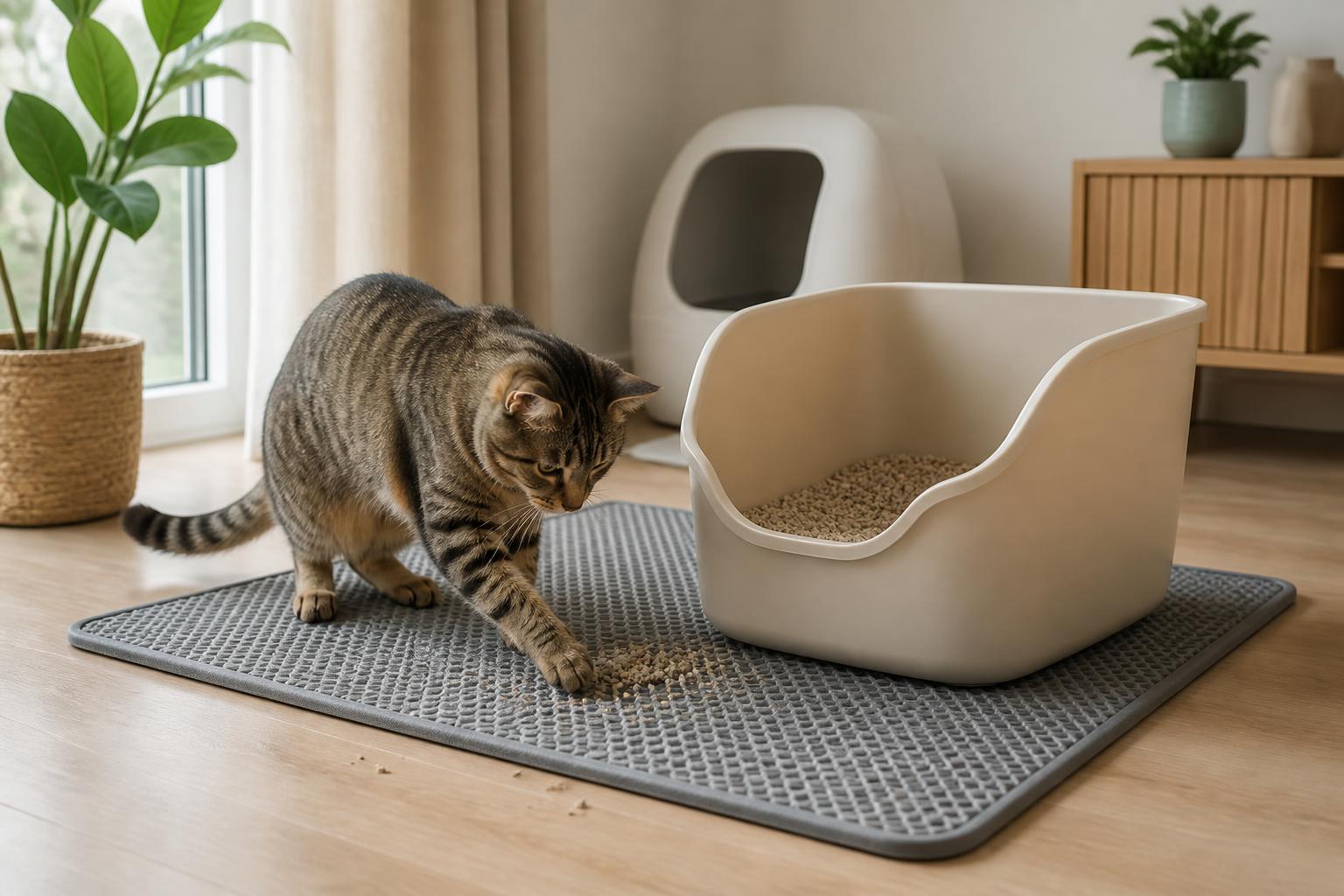 découvrez nos conseils pratiques pour empêcher votre chat d'éparpiller sa litière et garder un espace propre et agréable.