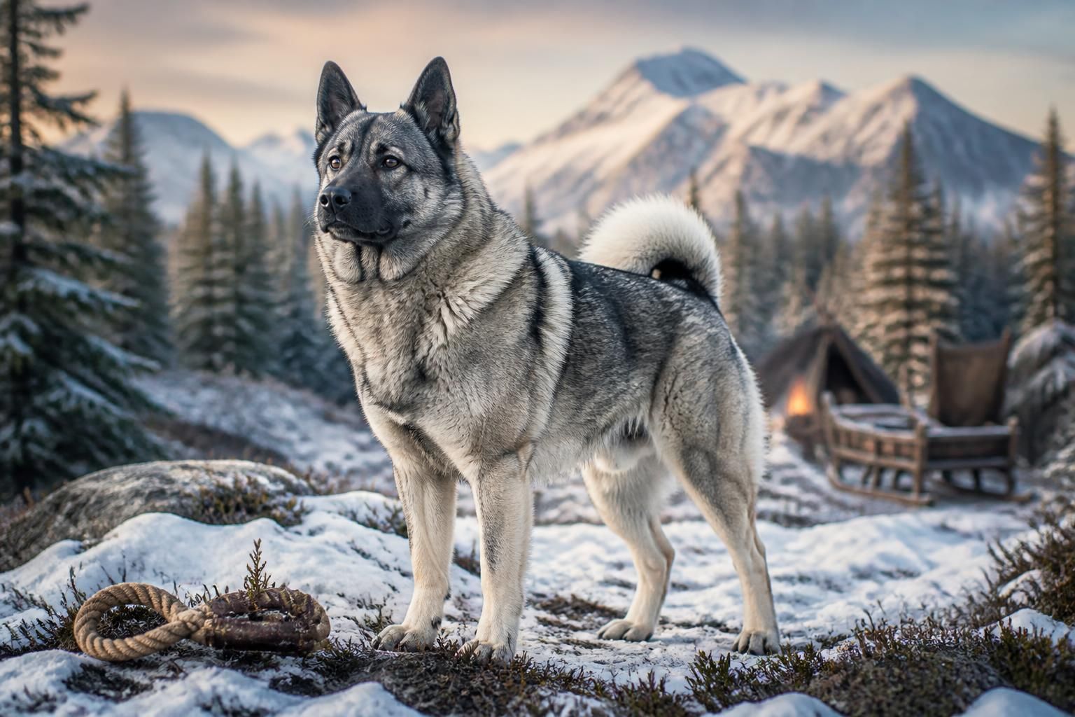 Elkhound norvégien : caractère, histoire et besoins d’activité