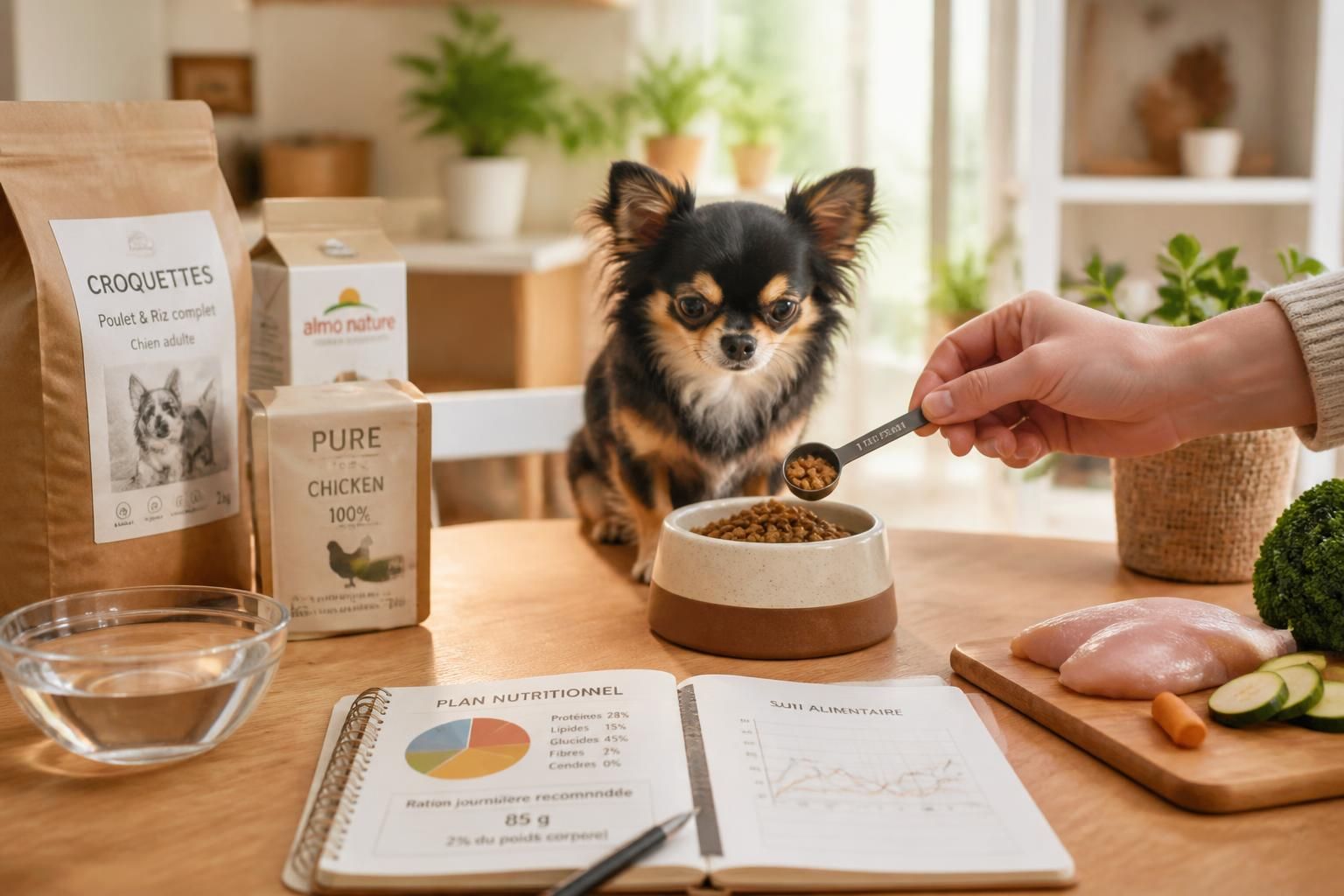 découvrez notre guide pratique pour calculer la ration alimentaire idéale de votre petit chien et assurer sa santé et son bien-être au quotidien.