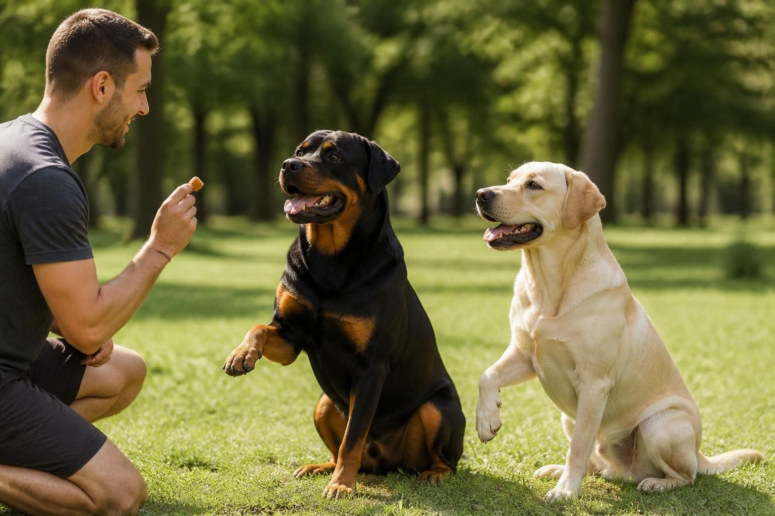 découvrez le rottweiler labrador : un chien alliant puissance et douceur. apprenez tout sur son comportement et comment pratiquer une éducation positive efficace.