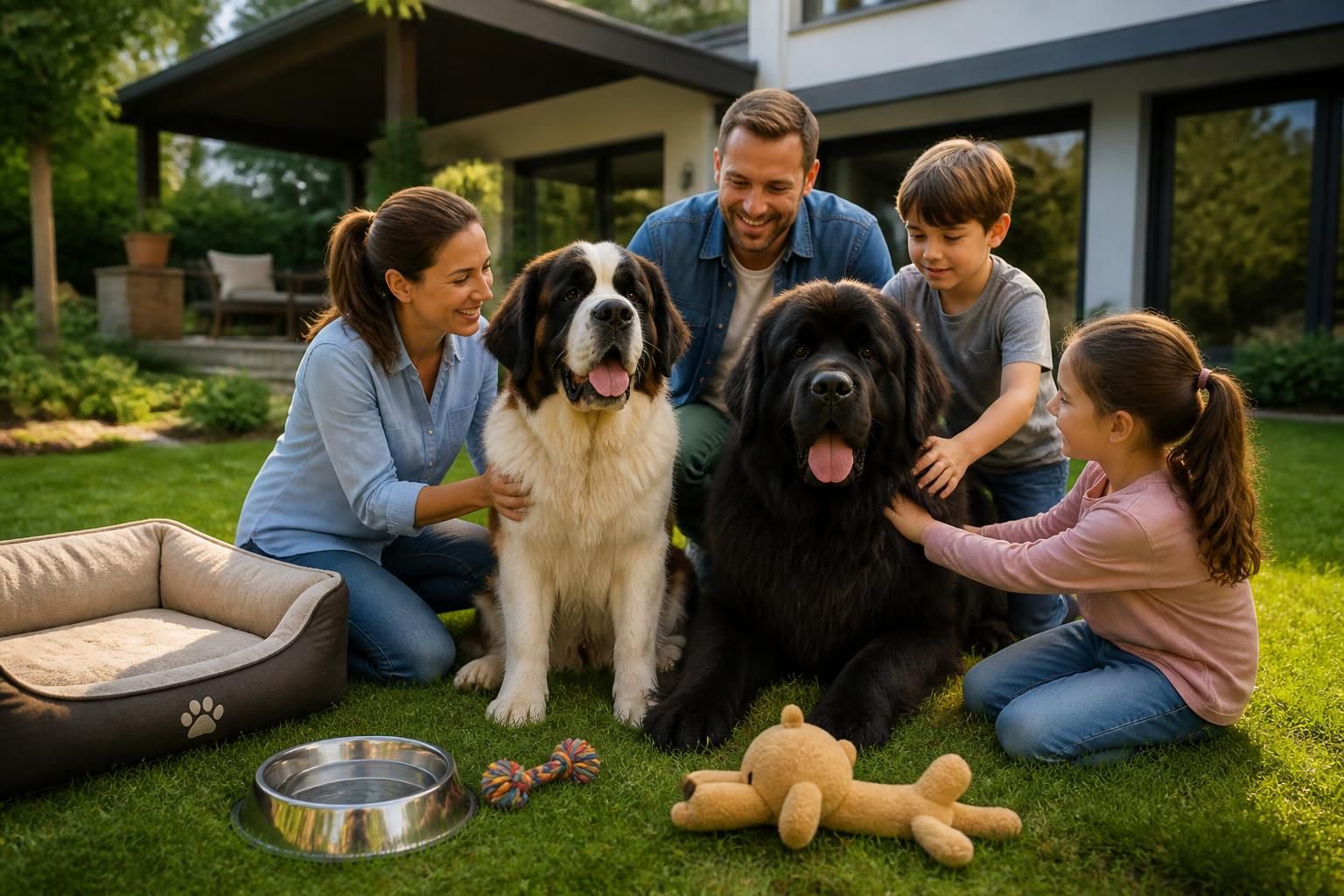 Saint-Bernard Terre-Neuve : taille, budget et vie de famille