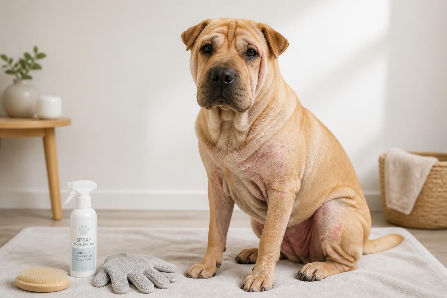 Shar Pei Labrador : caractère, peau sensible et entretien