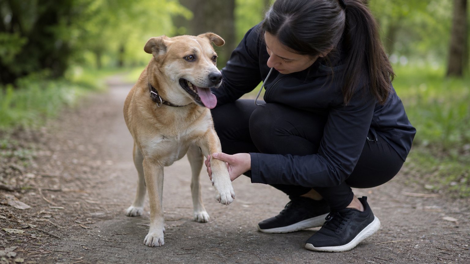 Warum humpelt mein Hund nach Belastung?
