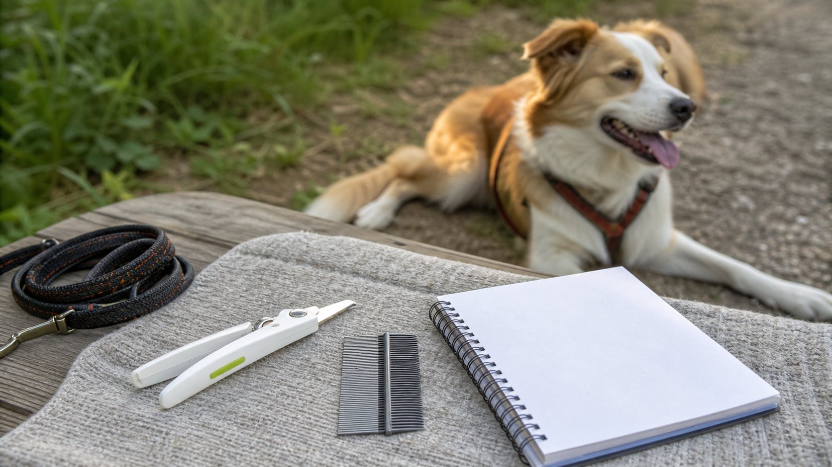 Pince à tiques et accessoires de prévention après morsure chez le chien
