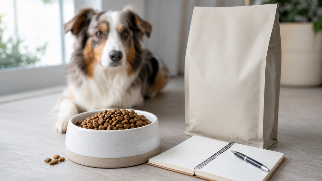 Pienso para perro sensible con cuaderno de seguimiento alimentario