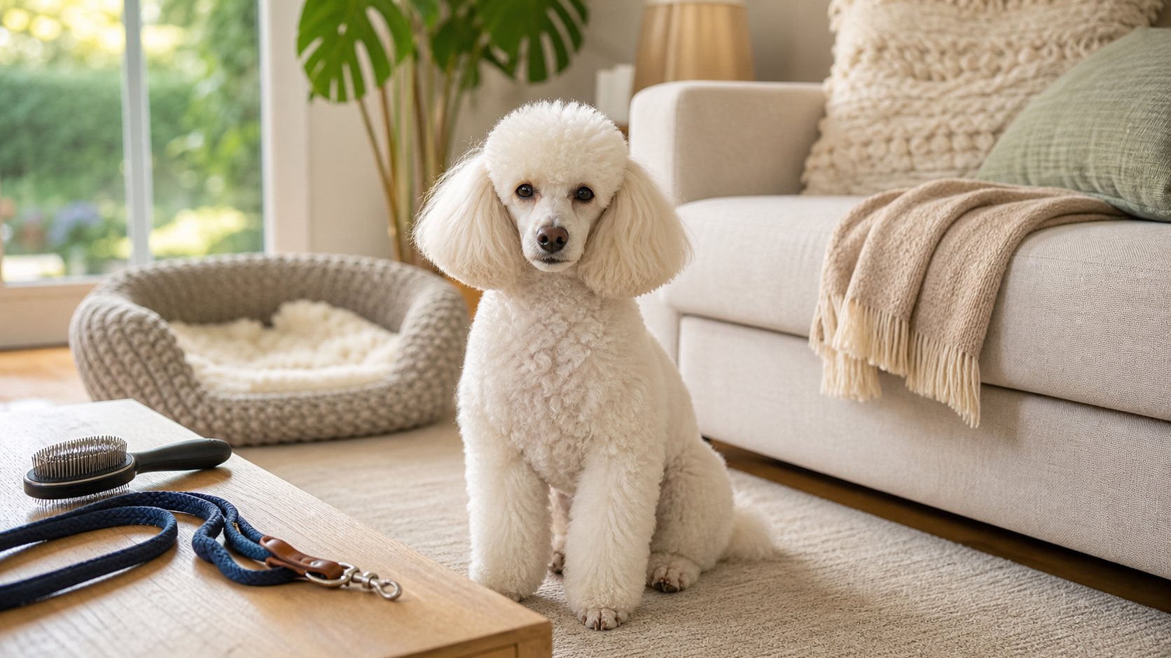 Prix d’un caniche blanc : achat, adoption, entretien annuel