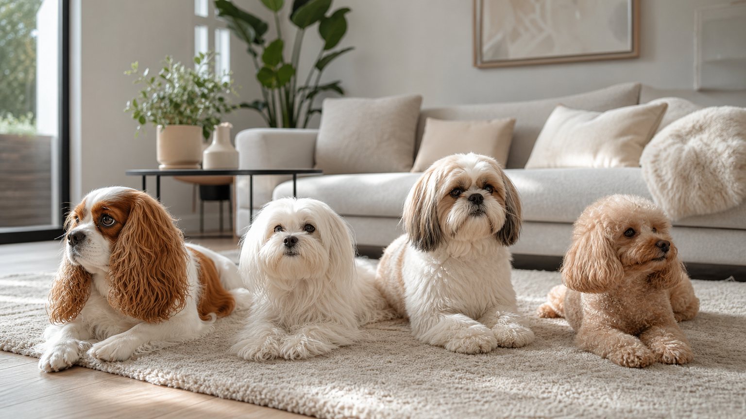 Petit chien calme : 12 races adaptées à une vie tranquille