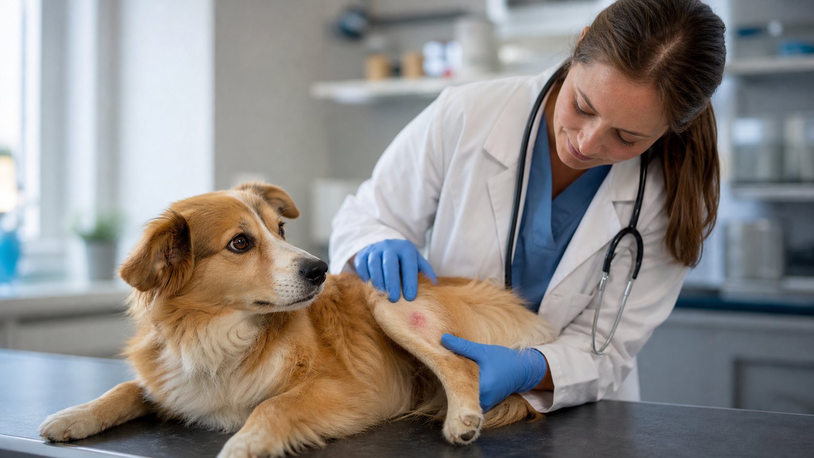 Dermatite chez le chien : symptômes, causes et quand consulter