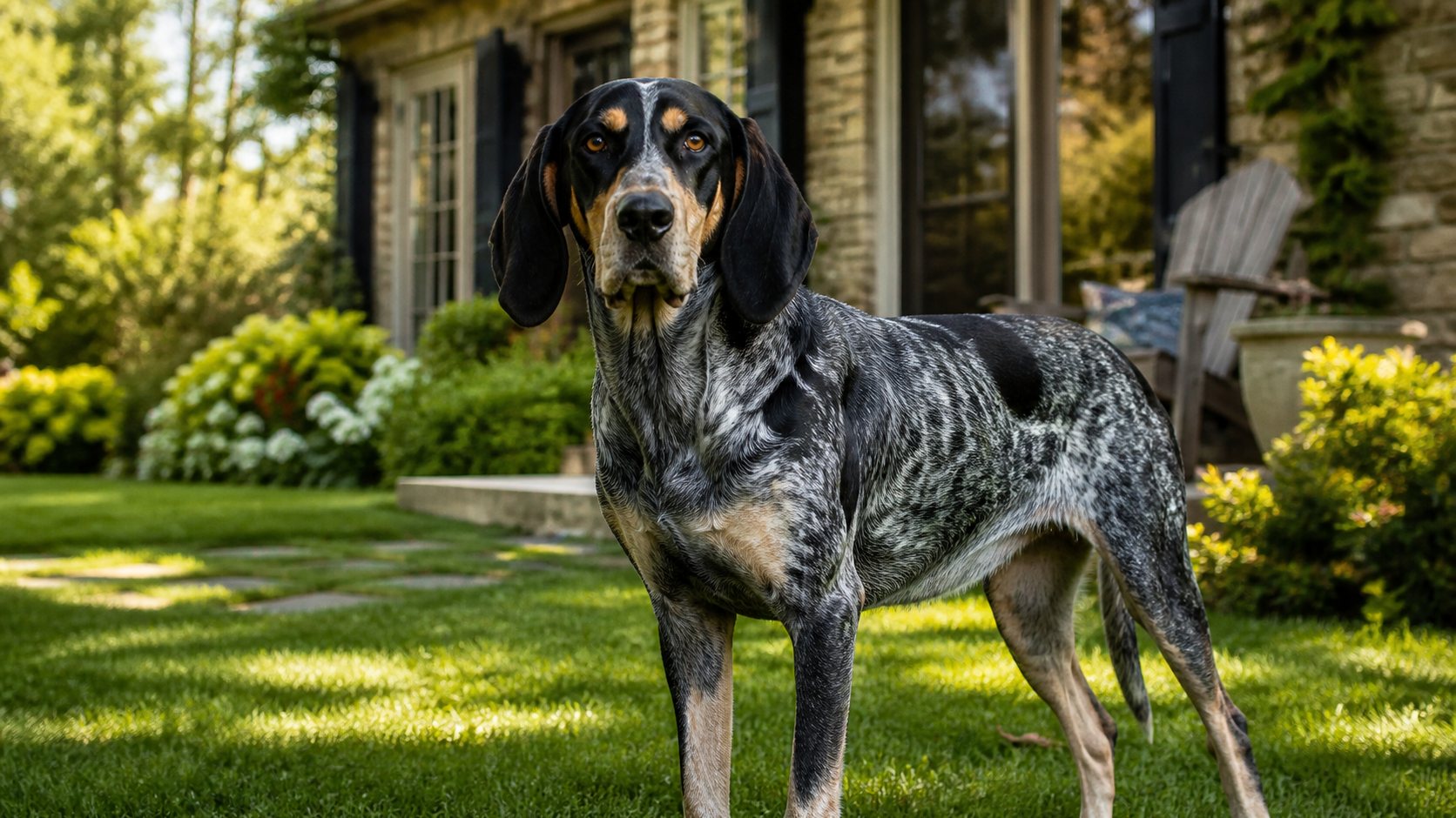 Bluetick Coonhound : caractère, chasse et vie en maison