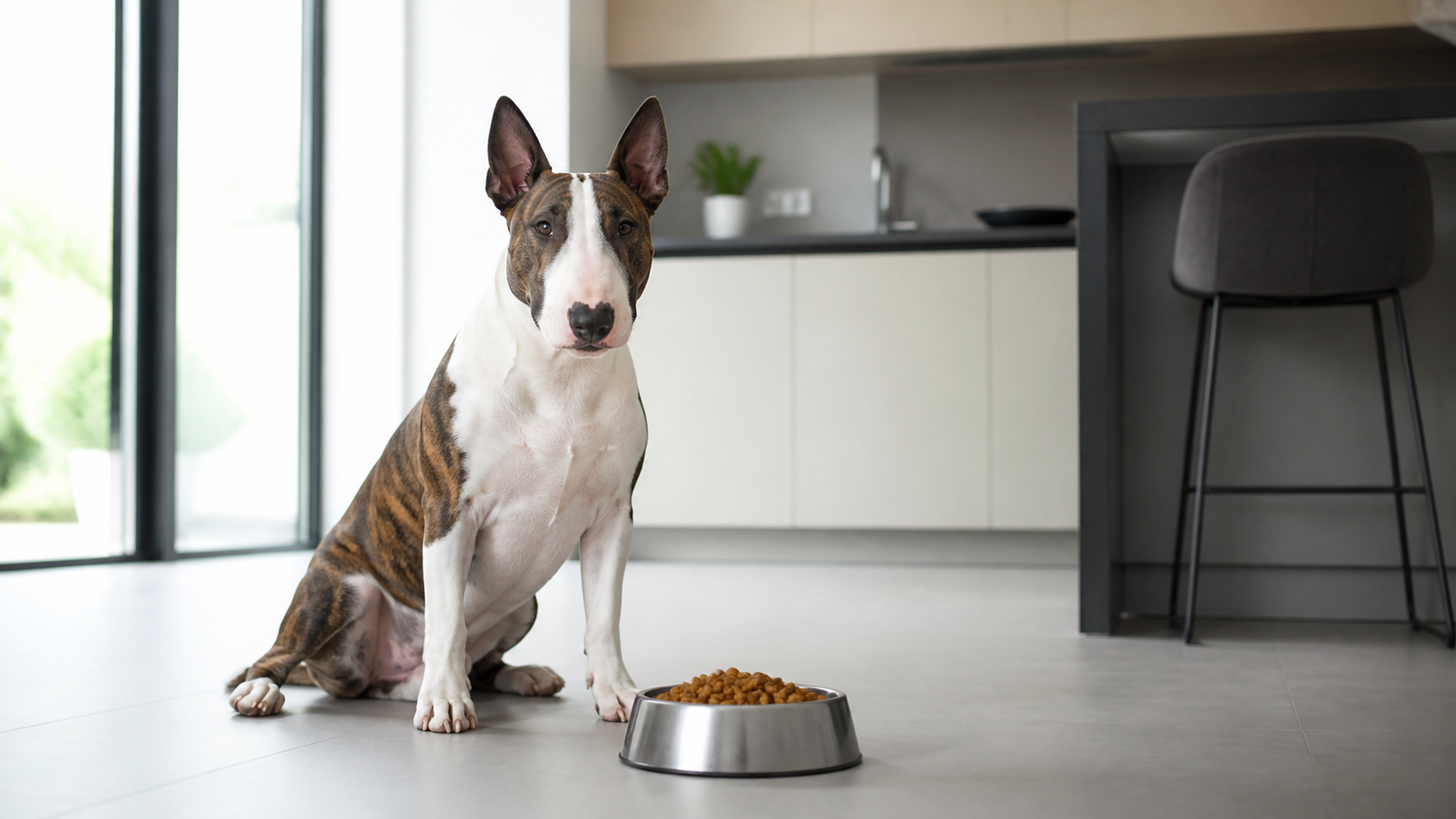 Croquettes pour Bull Terrier : portions, protéines et erreurs