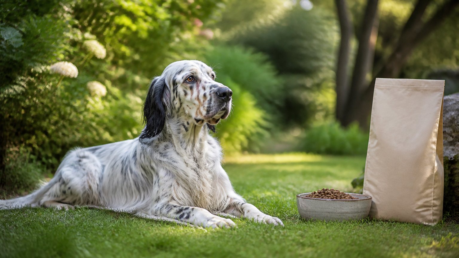 Croquettes Setter : besoins d&#8217;un chien sportif et sensible