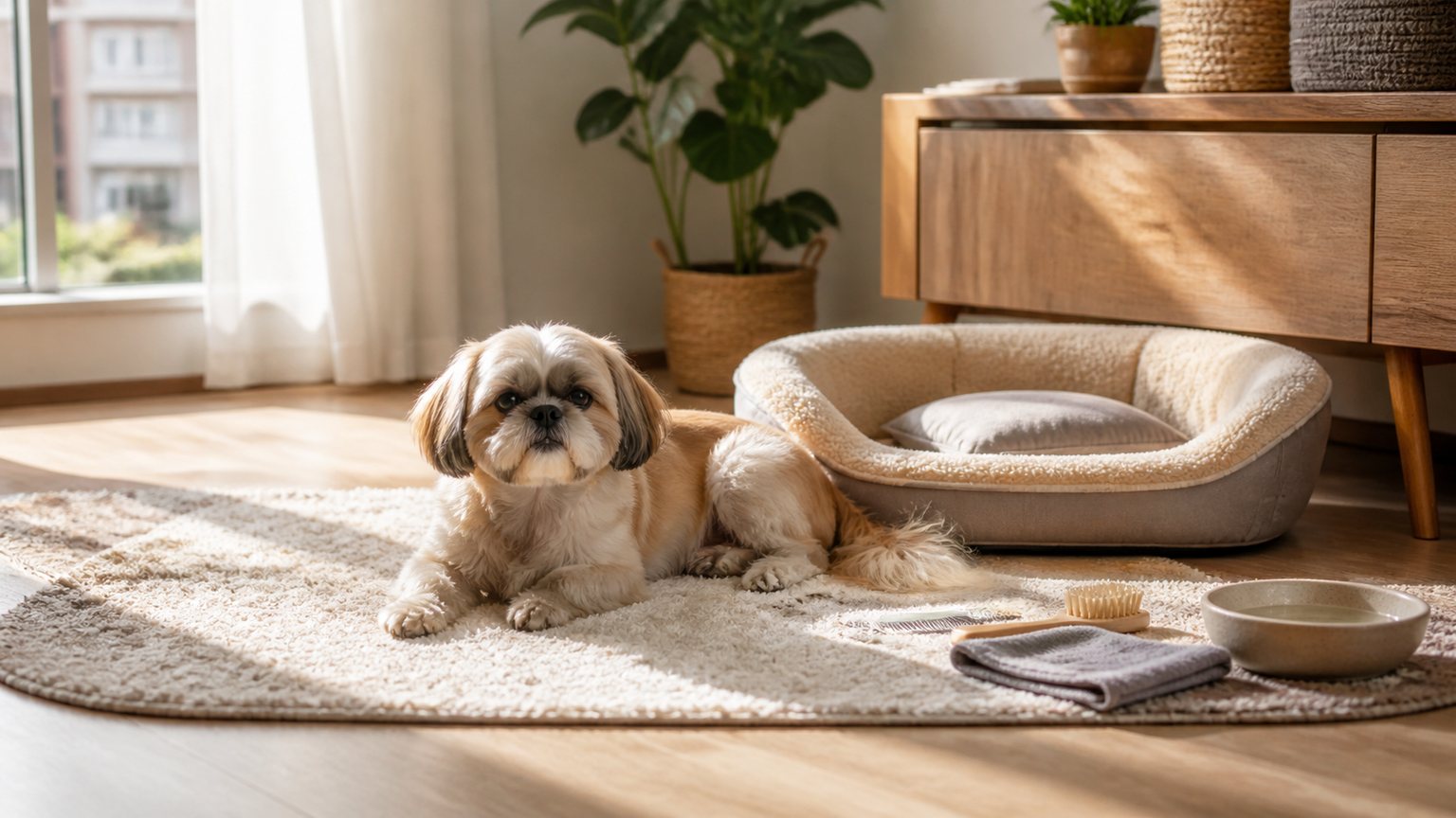 Pekinés shih tzu: cuidados, salud y vida en piso