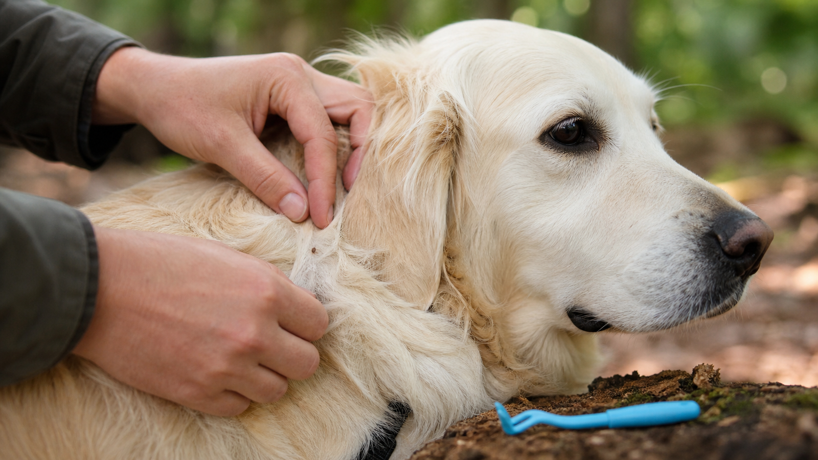 Tiques chez le chien : symptômes après morsure et surveillance