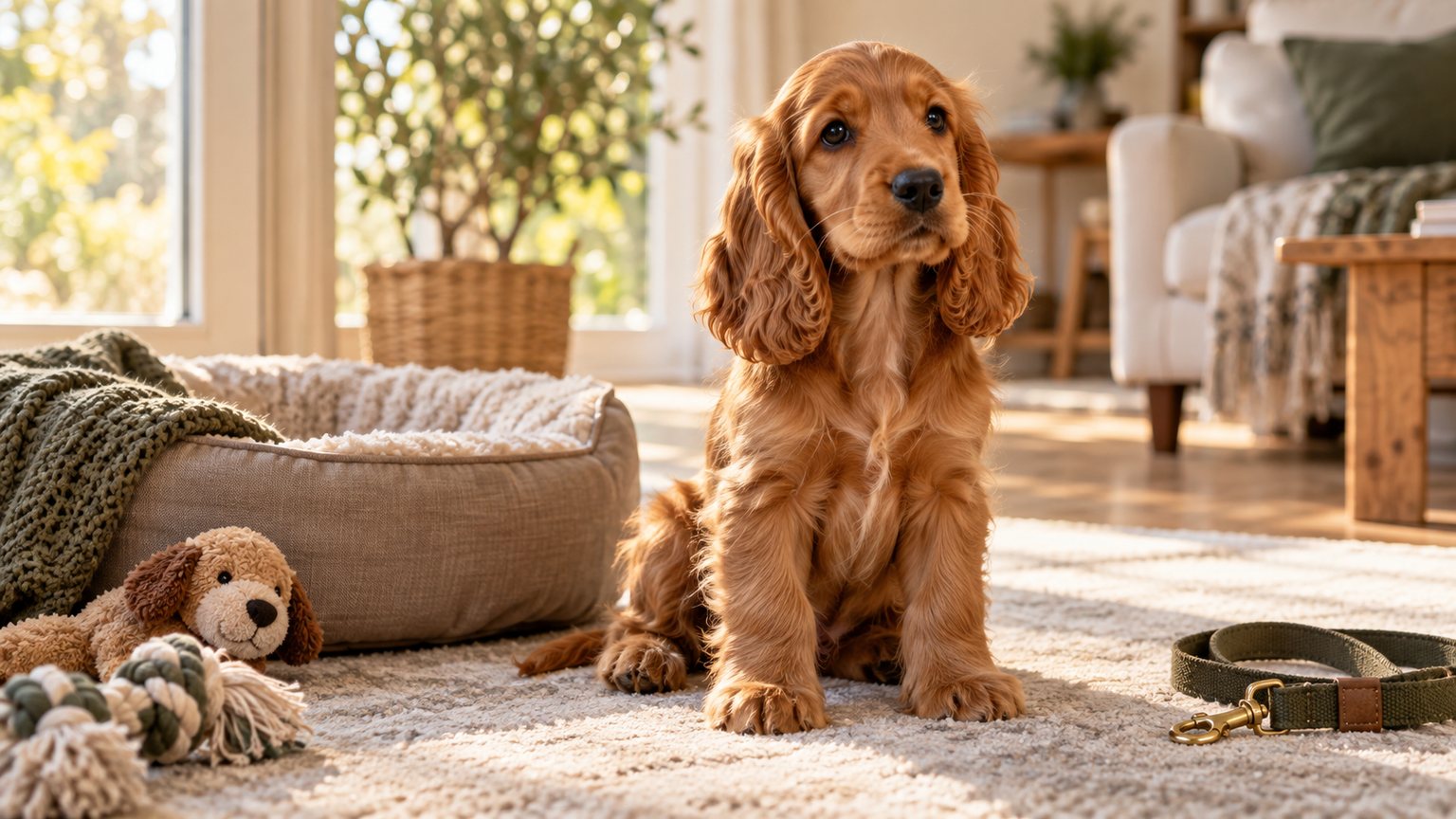 Chiot Cocker Anglais : caractère, propreté et premières semaines