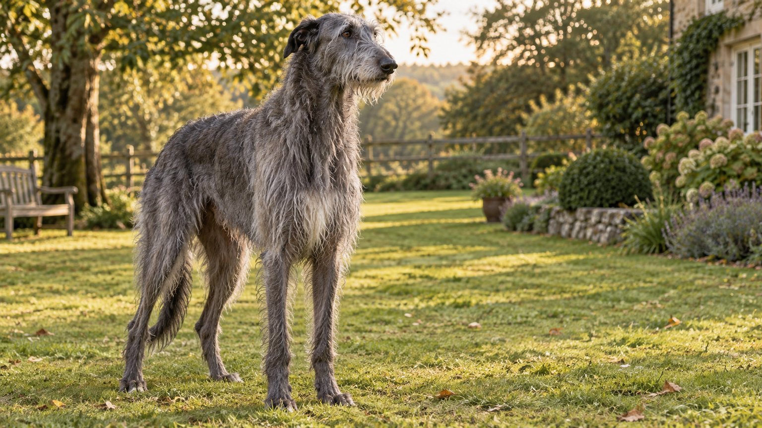 Scottish Deerhound : caractère, santé et besoins d&#8217;espace
