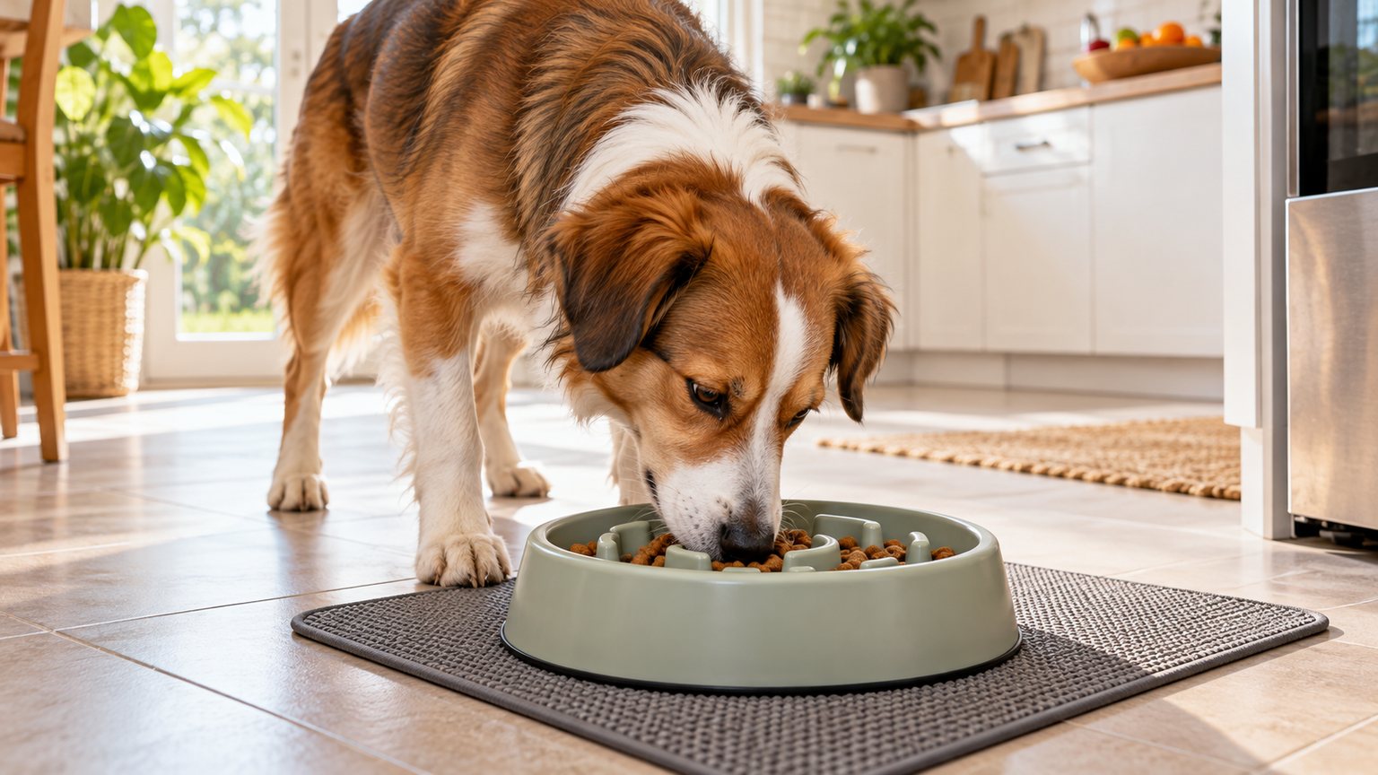 Gamelle anti-glouton pour chien : intérêt, taille et erreurs à éviter